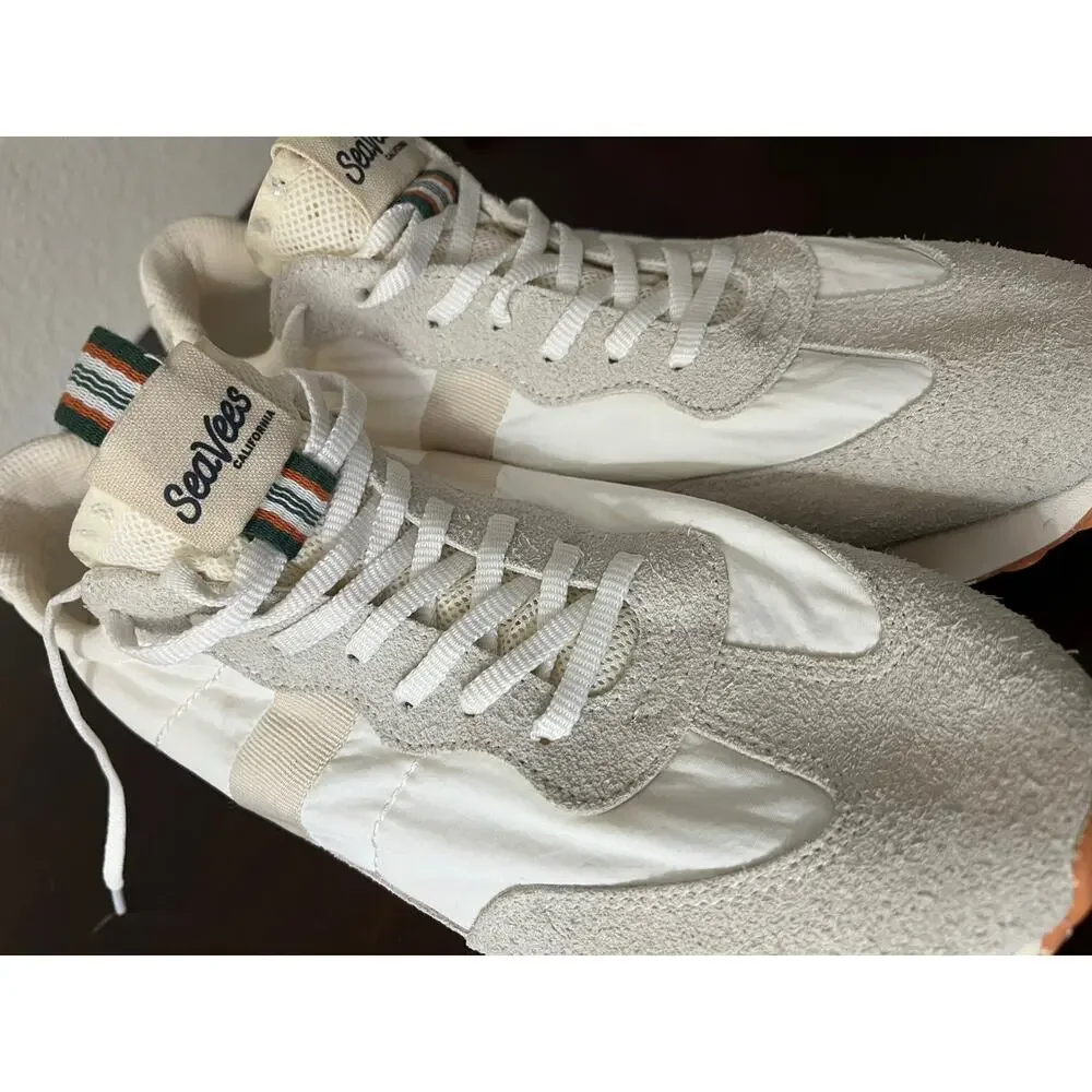 SeaVees Acorn Trainer White Clay Retro Low Top Shoes Sneakers Mens Size 12